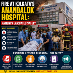 Fire at Kolkata’s Anandalok Hospital: Patients Evacuated Safely