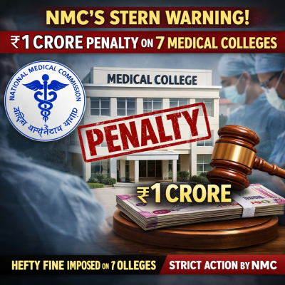 NMC’s Stern Warning: ₹1 Crore Penalty on 7 Medical Colleges for Hiding Stipend Details