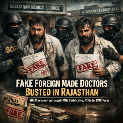 Fake FMGE Racket Busted: SOG Arrests Fake Foreign Made Doctors, 73 more Under Probe for duping RMC