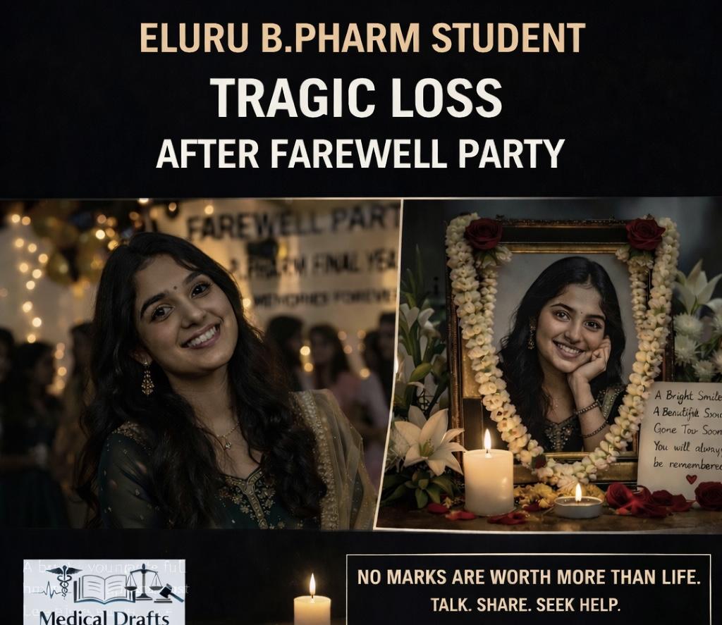 Eluru: B.Pharma Student Suicide After Farewell Party