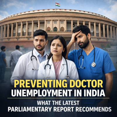 Preventing Doctor From Unemployment in India: What the Latest Parliamentary Report Recommends