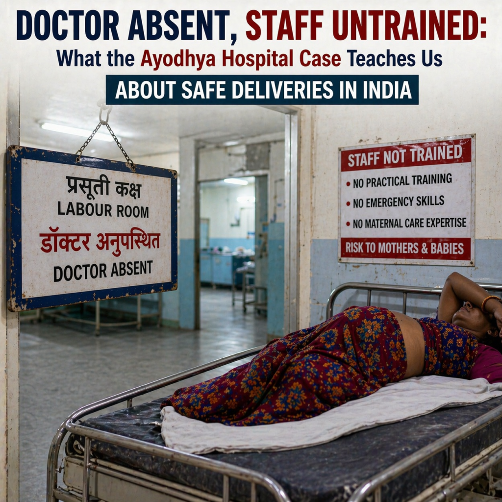 Doctor Absent, Staff Untrained: What the Ayodhya Hospital Case Teaches Us About Safe Deliveries in India