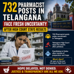 732 Pharmacist Posts in Telangana Face Fresh Uncertainty After High Court Stays Results