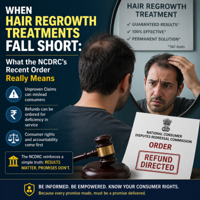 When Hair Regrowth Treatments Fall Short: What the NCDRC’s Recent Order Really Means