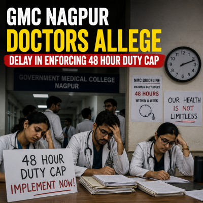 GMC Nagpur Doctors Allege Delay in Enforcing 48 Hour Duty Cap