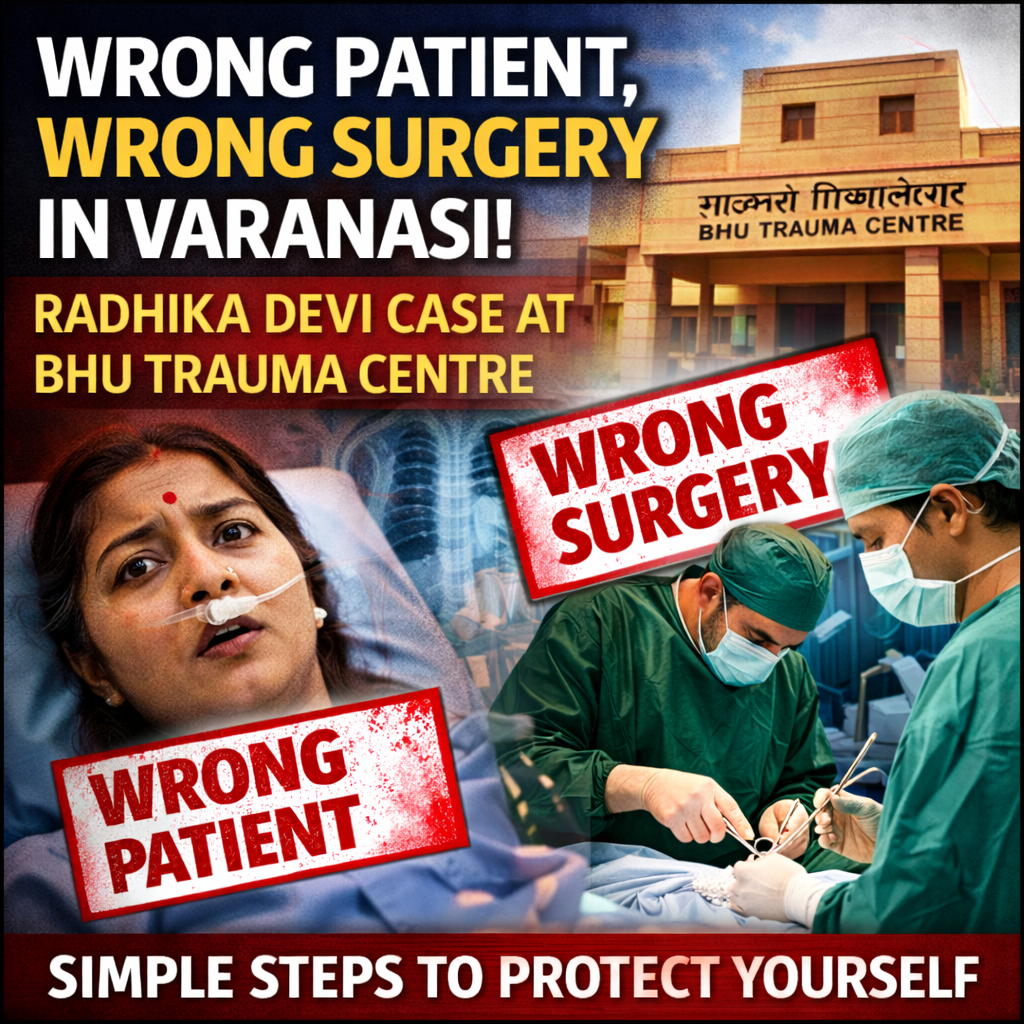 Wrong Patient, Wrong Surgery in Varanasi: Radhika Devi Case at BHU Trauma Centre