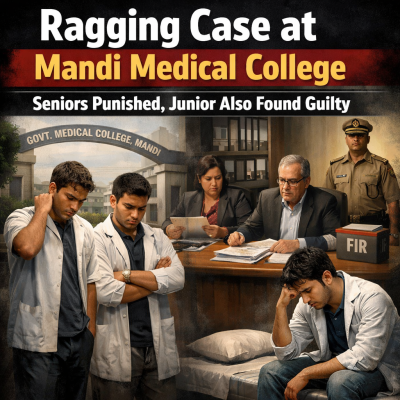 Mandi Medical College Ragging Case: Two MBBS Seniors and Complainant Junior Penalised