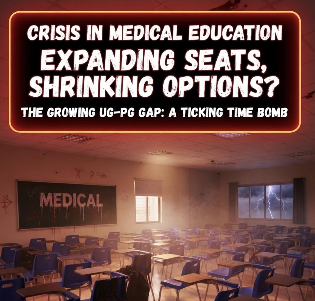 Expanding Medical Seats, Shrinking Options? The Growing UG–PG Gap in India’s Medical Education