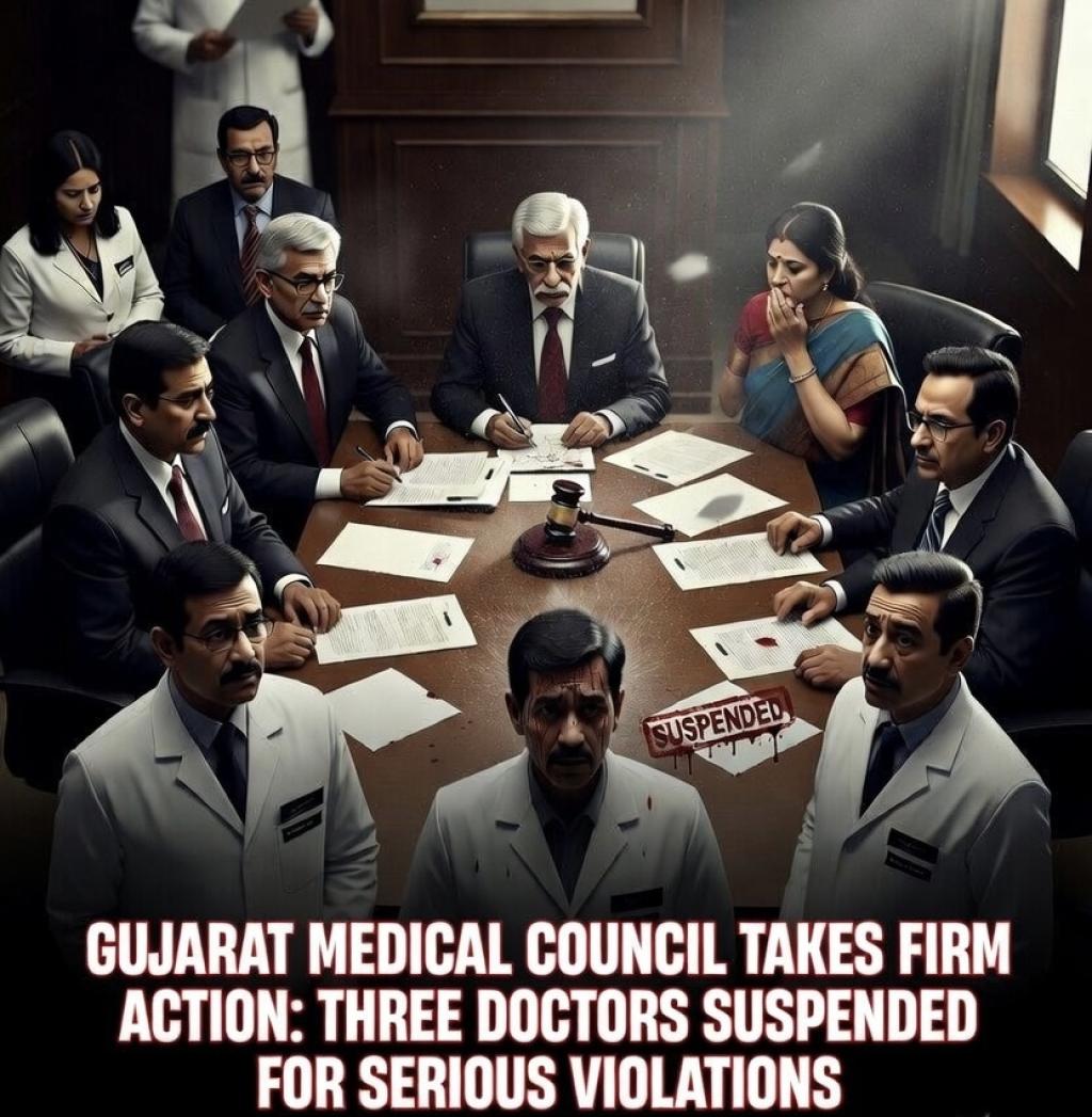 Gujarat Medical Council Suspends Three Doctors: A Step Toward Strengthening Medical Ethics and Patient Safety