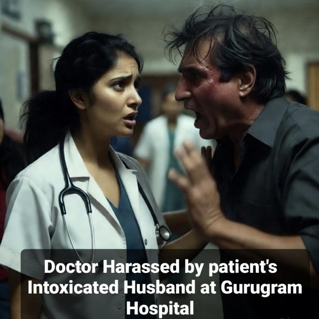 Doctor at Marengo Asia Hospital in Gurugram Faces Verbal Abuse, Threats, and Harassment from Patient’s Intoxicated Husband
