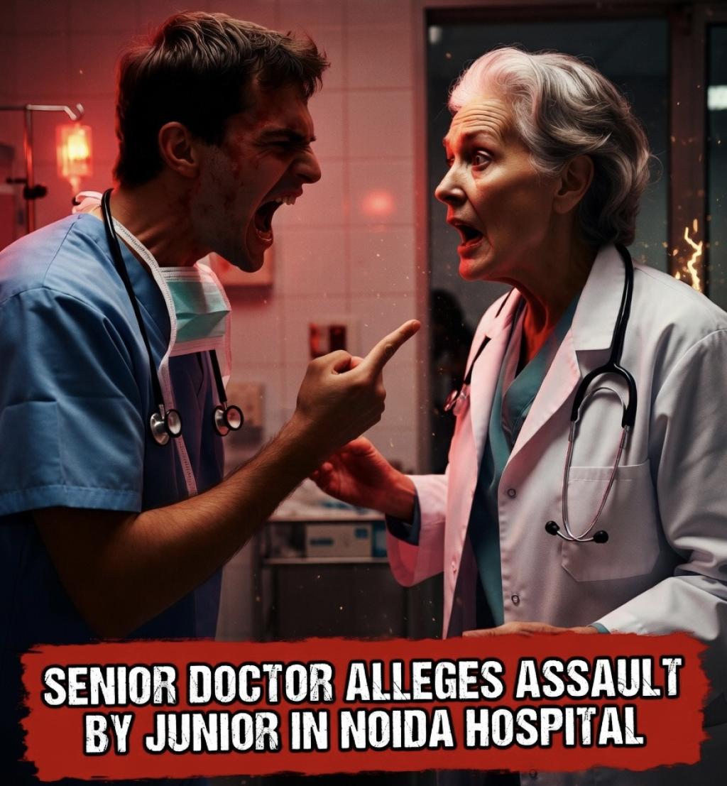 Night Duty Turns Violent: Senior Doctor Alleges Assault by Junior in Noida Hospital