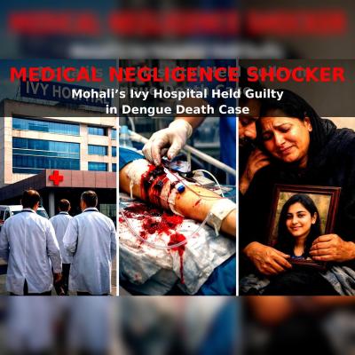 Justice for a Young Life Lost:Mohali’s Ivy Hospital Held Guilty in Dengue Death Case