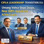 Cipla Leadership Transition 2026: Umang Vohra Steps Down, New MD and Global CEO Appointed as Achin Gupta Takes the Helm