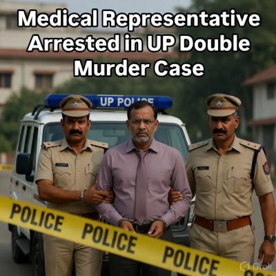 Medical Representative Arrested in Uttar Pradesh For Double Murder Case